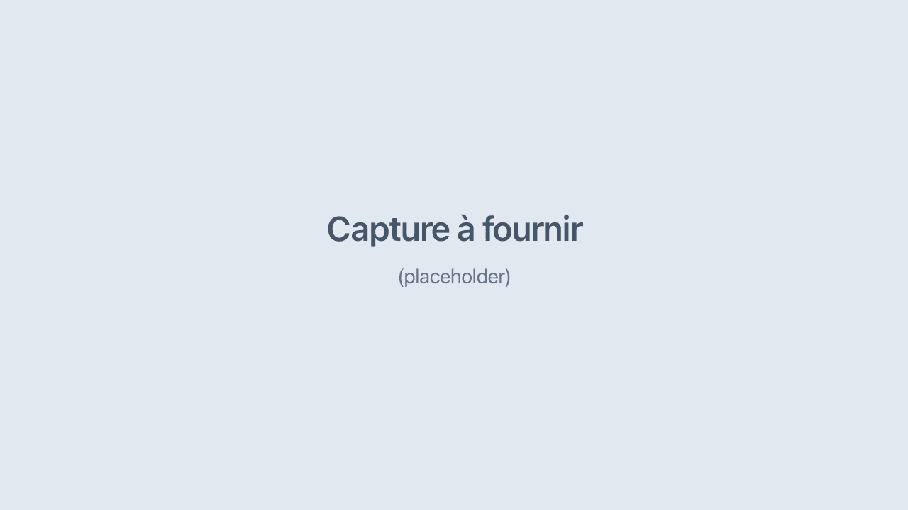 Test et activation du scénario